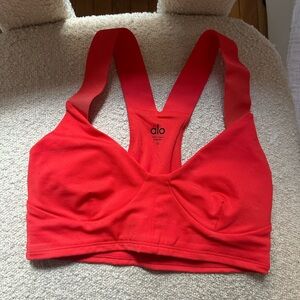 ALO Yoga red Sports Bra
